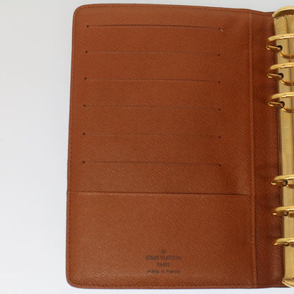 LOUIS VUITTON Monogram Agenda MM Day Planner Cover R20105  ki3357