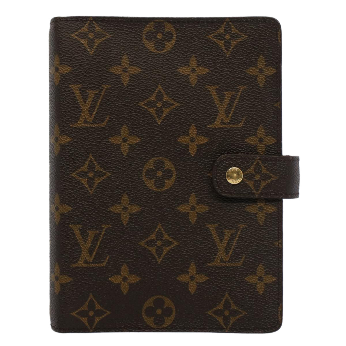 LOUIS VUITTON Monogram Agenda MM Day Planner Cover R20105  ki3357