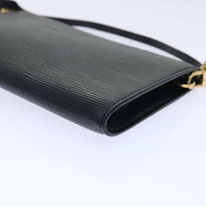 LOUIS VUITTON Epi Pochette Accessoires Accessory Pouch Black M52982 Auth ki3359