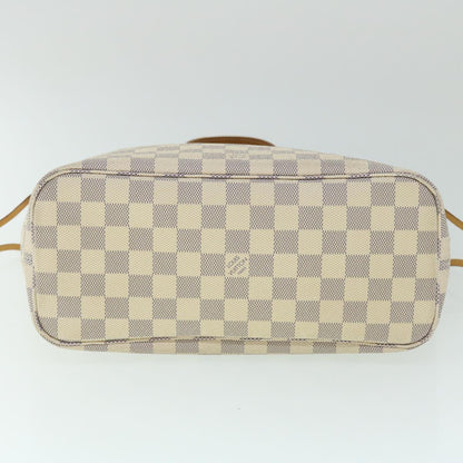 LOUIS VUITTON Damier Azur Neverfull PM Tote Bag N41362  ki3406