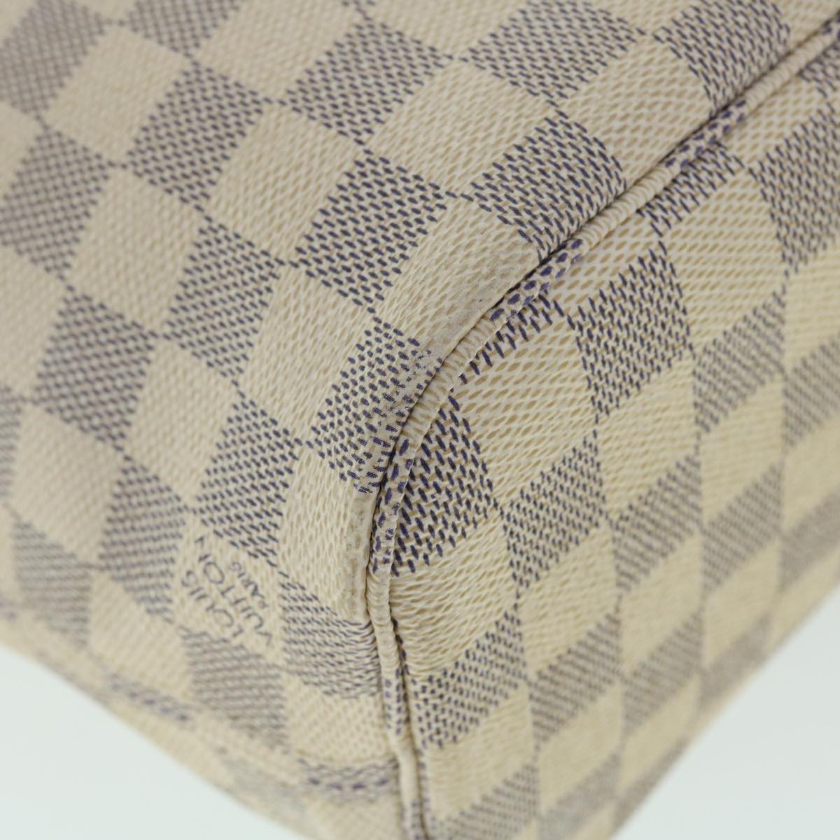 LOUIS VUITTON Damier Azur Neverfull PM Tote Bag N41362  ki3406