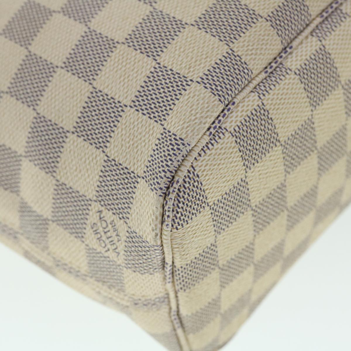 LOUIS VUITTON Damier Azur Neverfull PM Tote Bag N41362  ki3406