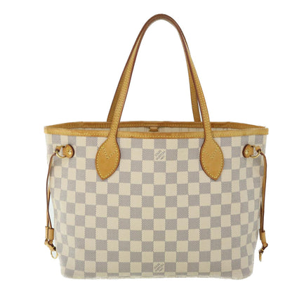 LOUIS VUITTON Damier Azur Neverfull PM Tote Bag N41362  ki3406