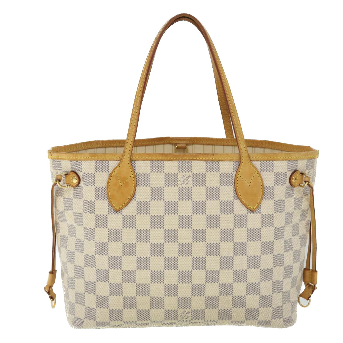 LOUIS VUITTON Damier Azur Neverfull PM Tote Bag N41362  ki3406