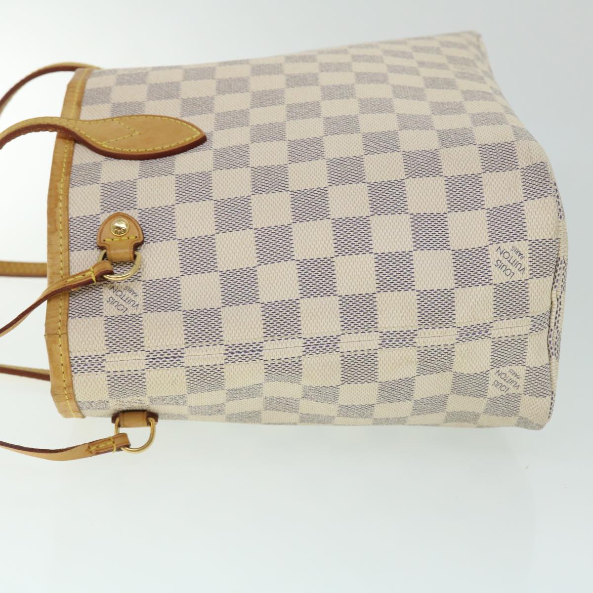 LOUIS VUITTON Damier Azur Neverfull PM Tote Bag N41362  ki3406