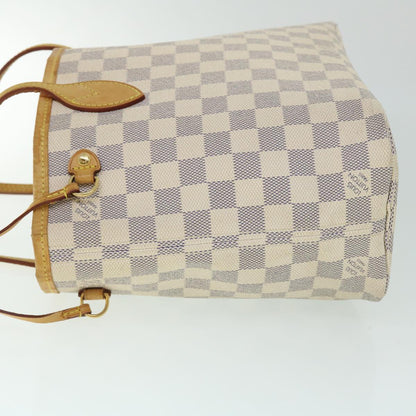 LOUIS VUITTON Damier Azur Neverfull PM Tote Bag N41362  ki3406