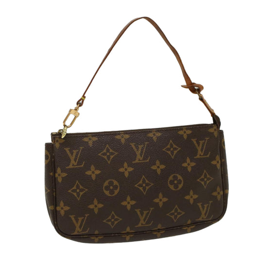 LOUIS VUITTON Monogram Pochette Accessoires Pouch M51980  rd5751