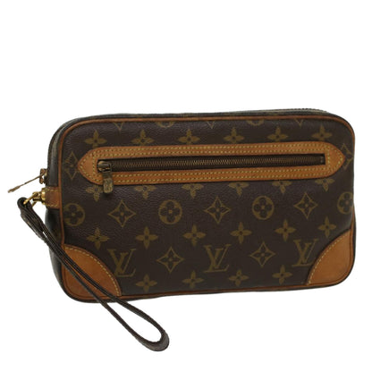 LOUIS VUITTON Monogram Marly Dragonne GM Clutch Bag M51825  tb849