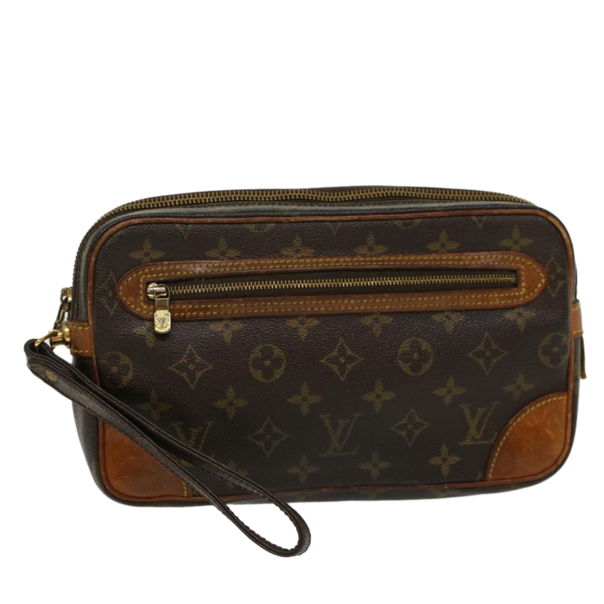 LOUIS VUITTON Monogram Marly Dragonne GM Clutch Bag M51825  th3957