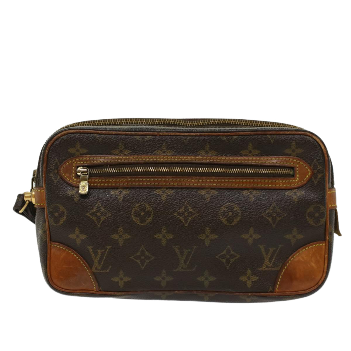 LOUIS VUITTON Monogram Marly Dragonne GM Clutch Bag M51825  th3957