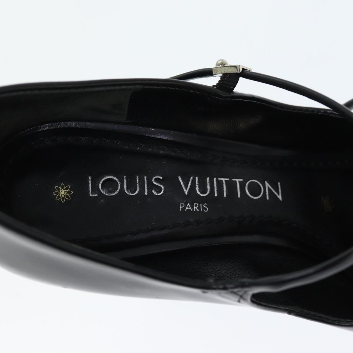 LOUIS VUITTON Shoes Leather 34 Black  ti1724