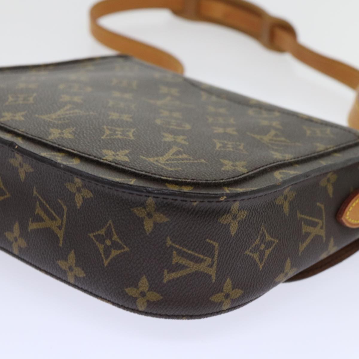 LOUIS VUITTON Monogram Saint Cloud GM Shoulder Bag M51242  yk8380B