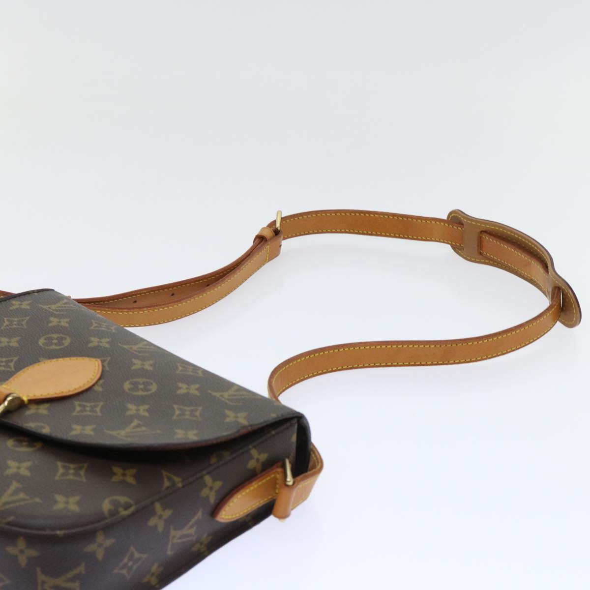 LOUIS VUITTON Monogram Saint Cloud GM Shoulder Bag M51242  yk8380B