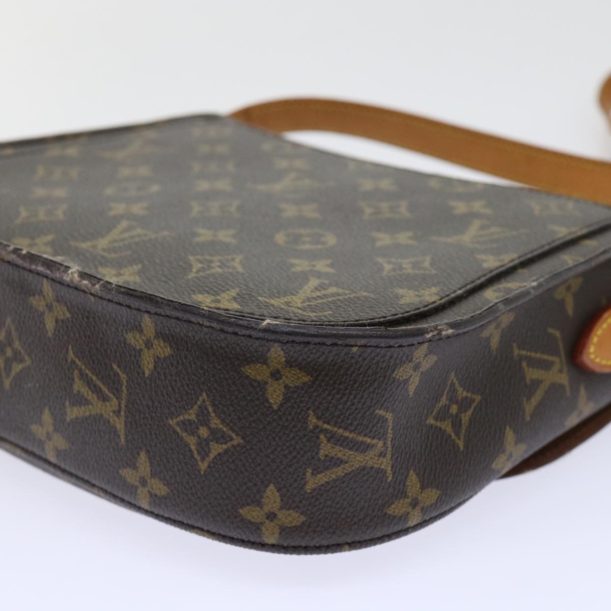 LOUIS VUITTON Monogram Saint Cloud GM Shoulder Bag M51242  yk8382B