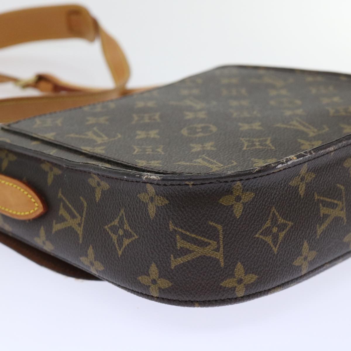 LOUIS VUITTON Monogram Saint Cloud GM Shoulder Bag M51242  yk8382B