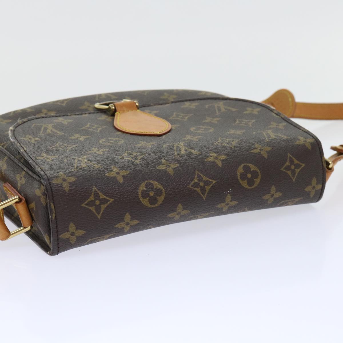 LOUIS VUITTON Monogram Saint Cloud GM Shoulder Bag M51242  yk8382B