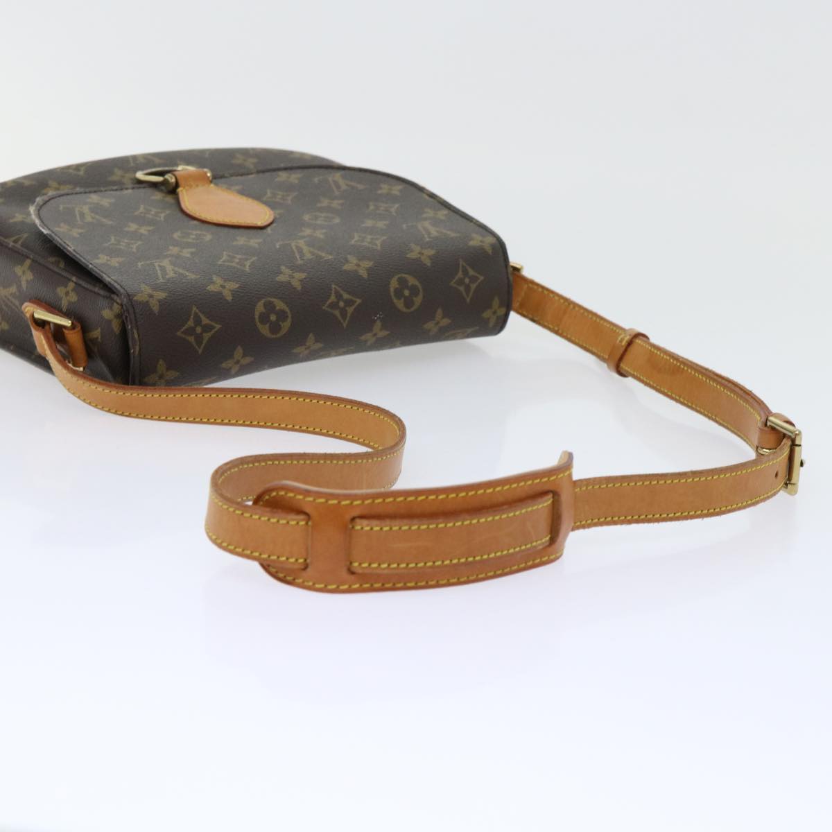 LOUIS VUITTON Monogram Saint Cloud GM Shoulder Bag M51242  yk8382B