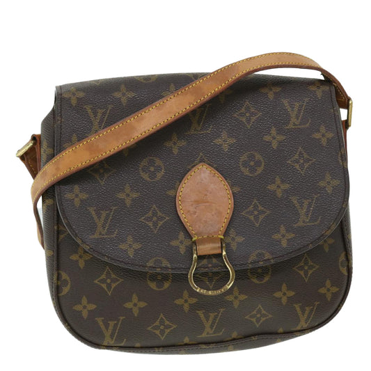 LOUIS VUITTON Monogram Saint Cloud GM Shoulder Bag M51242  yk8402