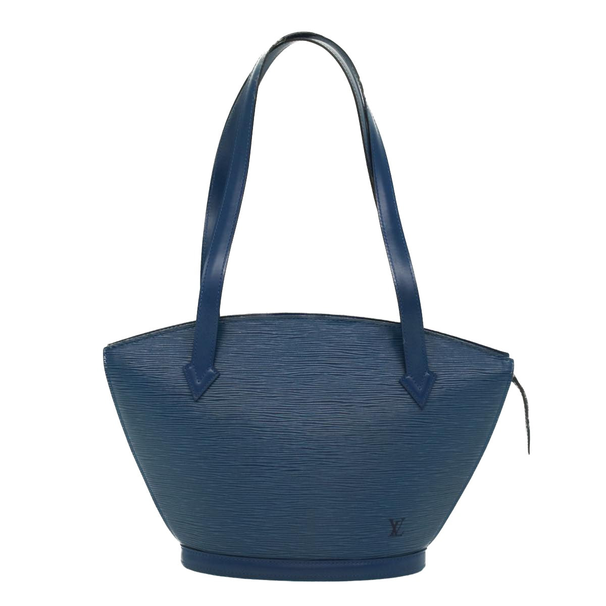 LOUIS VUITTON Epi Saint Jacques Hand Bag Blue M52265  yk8414