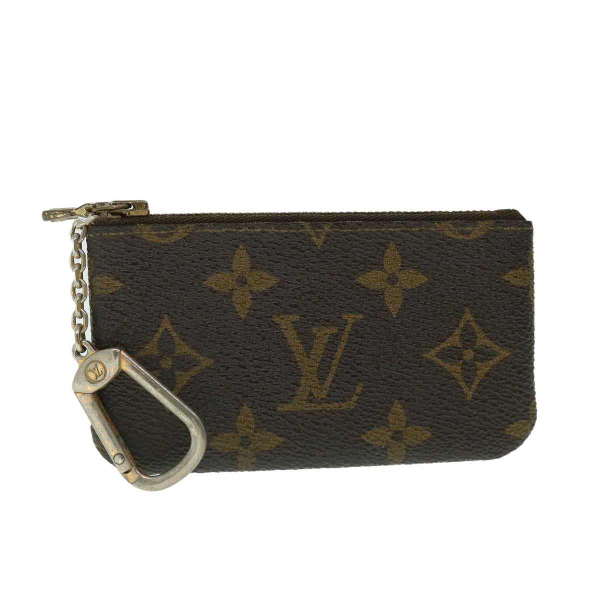 LOUIS VUITTON Monogram Pochette Cles Coin Purse M62650  yk8415