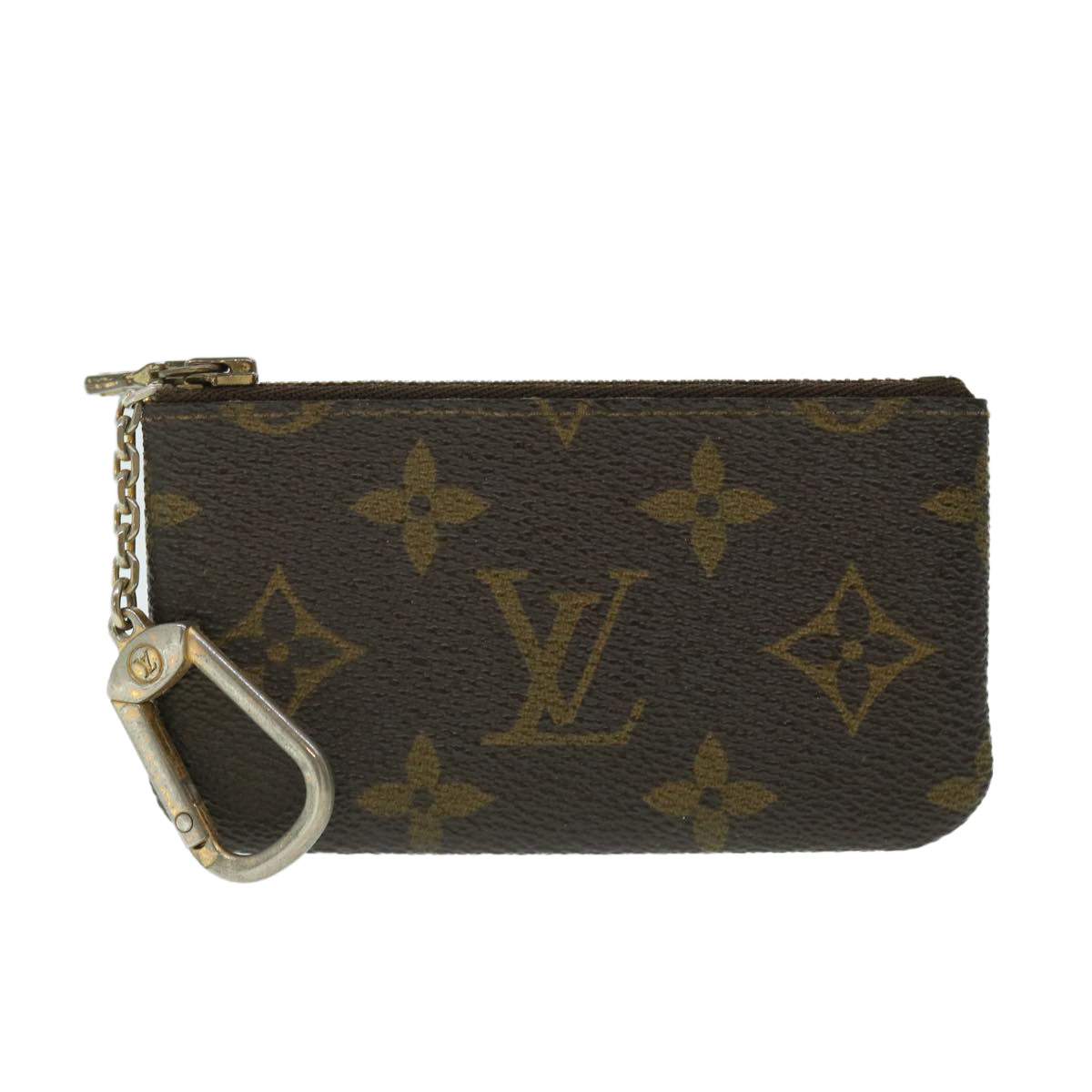 LOUIS VUITTON Monogram Pochette Cles Coin Purse M62650  yk8415