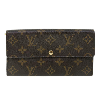 LOUIS VUITTON Monogram Portefeuille Sarah Long Wallet M61734  yk8425