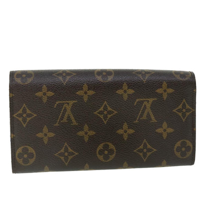 LOUIS VUITTON Monogram Portefeuille Sarah Long Wallet M61734  yk8425