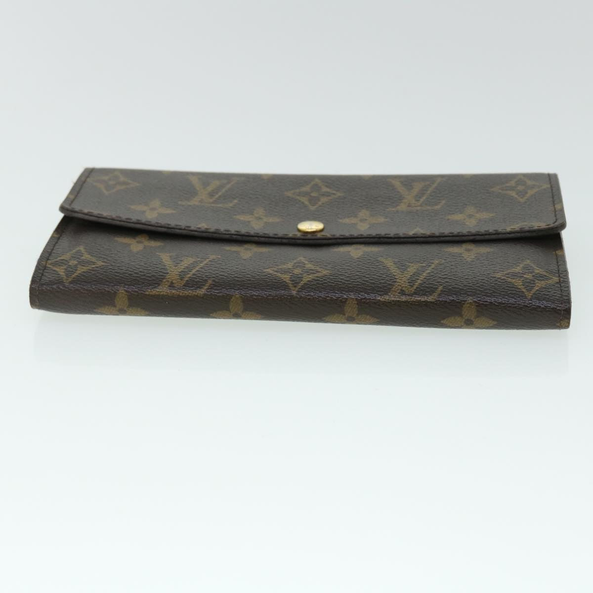 LOUIS VUITTON Monogram Portefeuille Sarah Long Wallet M61734  yk8425