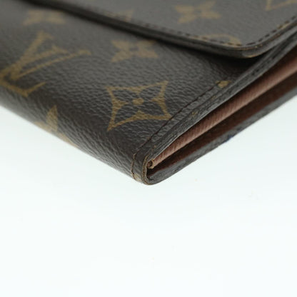 LOUIS VUITTON Monogram Portefeuille Sarah Long Wallet M61734  yk8425