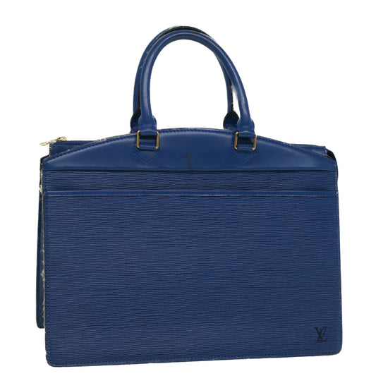 LOUIS VUITTON Epi Riviera Hand Bag Blue M48185  yk8436