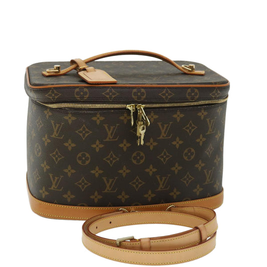 LOUIS VUITTON Monogram Nice Hand Bag 2way M47280  yk8495