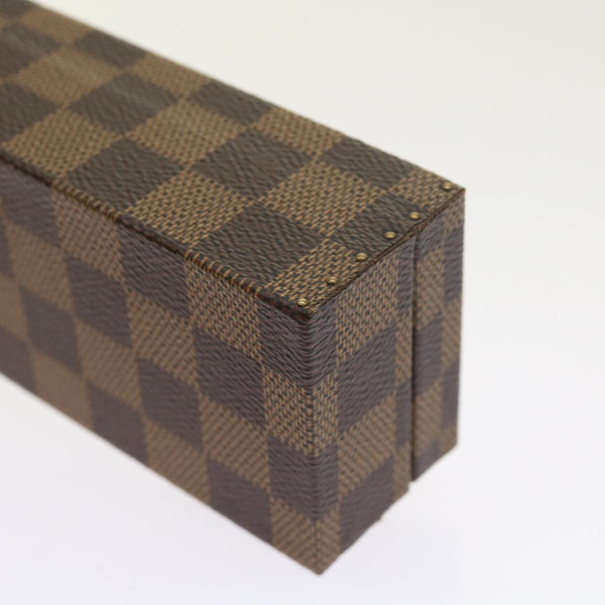 LOUIS VUITTON Damier Ebene Watch Case Trunk  yk8757A