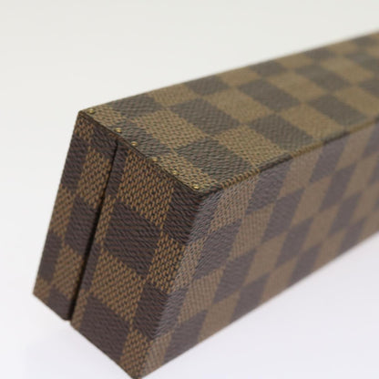 LOUIS VUITTON Damier Ebene Watch Case Trunk  yk8757A