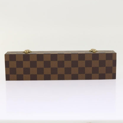 LOUIS VUITTON Damier Ebene Watch Case Trunk  yk8757A